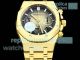 Best cloned HBF factory Audemars Piguet Royal Oak 50th Anniversary Gold Stainless Steel Men's Watch (3)_th.jpg